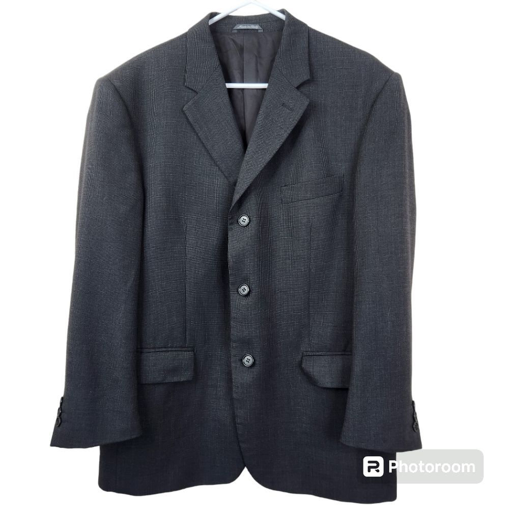 Missoni Virgin Wool Cashmere Blend 3 Button Sport Coat Blazer Made In Italy 42